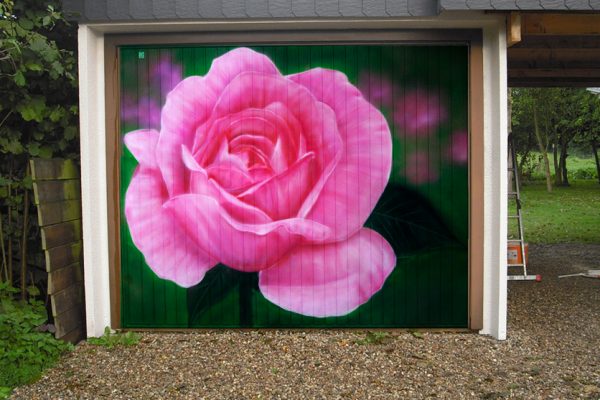 Graffiti Auftrag Eckernförde - Garage Rose